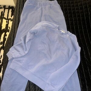 Ganni Lavender Sweatshirt & Joggers Set